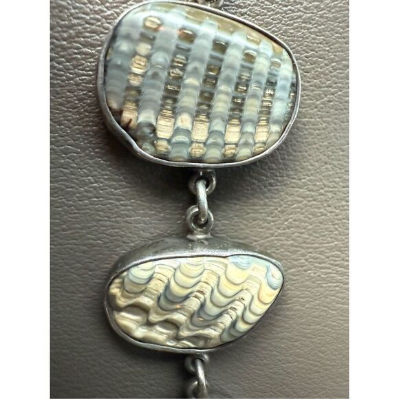 Signed “the Dreamer” By epic the dreamer Sterling Bracelet – Free‑Form Natural S - Picture 3 of 16